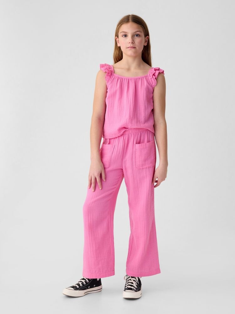 

Детские муслиновые брюки Gap, розовый