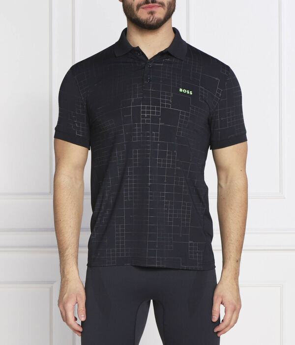 

Поло Boss Green Pauletech Slim Fit, синий