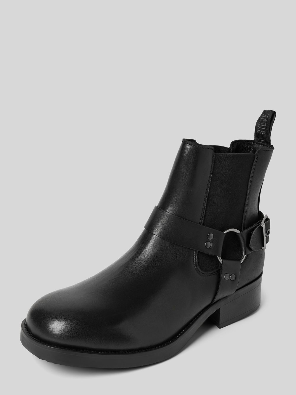 

Кожаные ботинки с этикеткой, модель «ANTONN» Steve Madden, черный