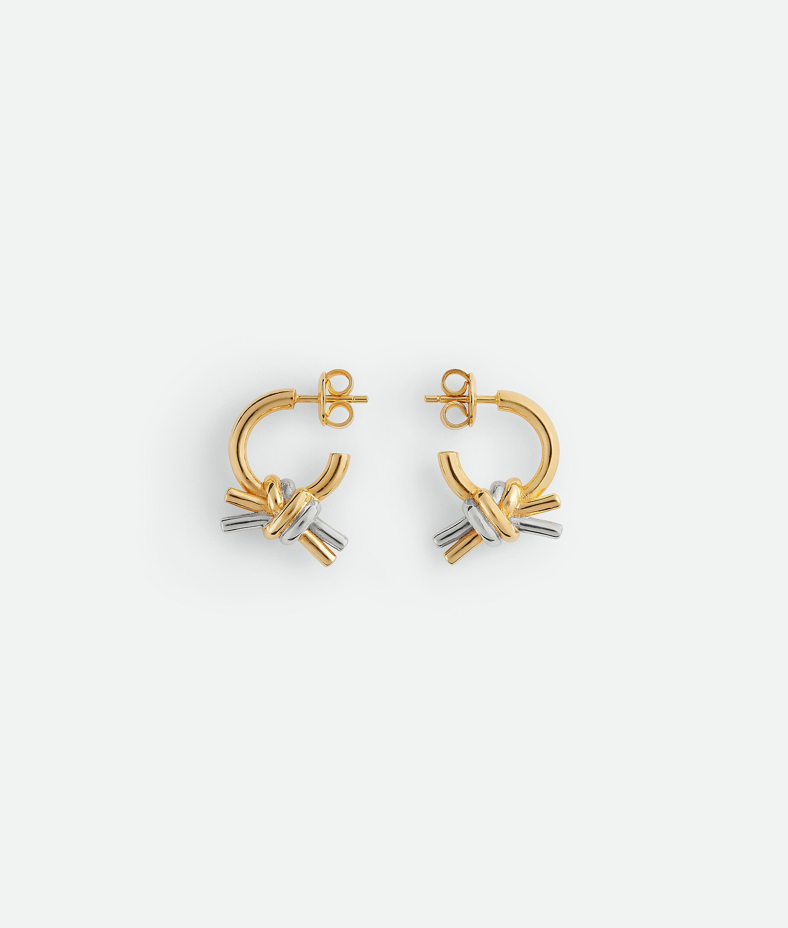 

Knot earrings BOTTEGA VENETA, желтое золото/серебро