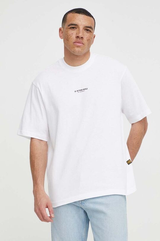 

Хлопковая футболка G-Star Raw, белый