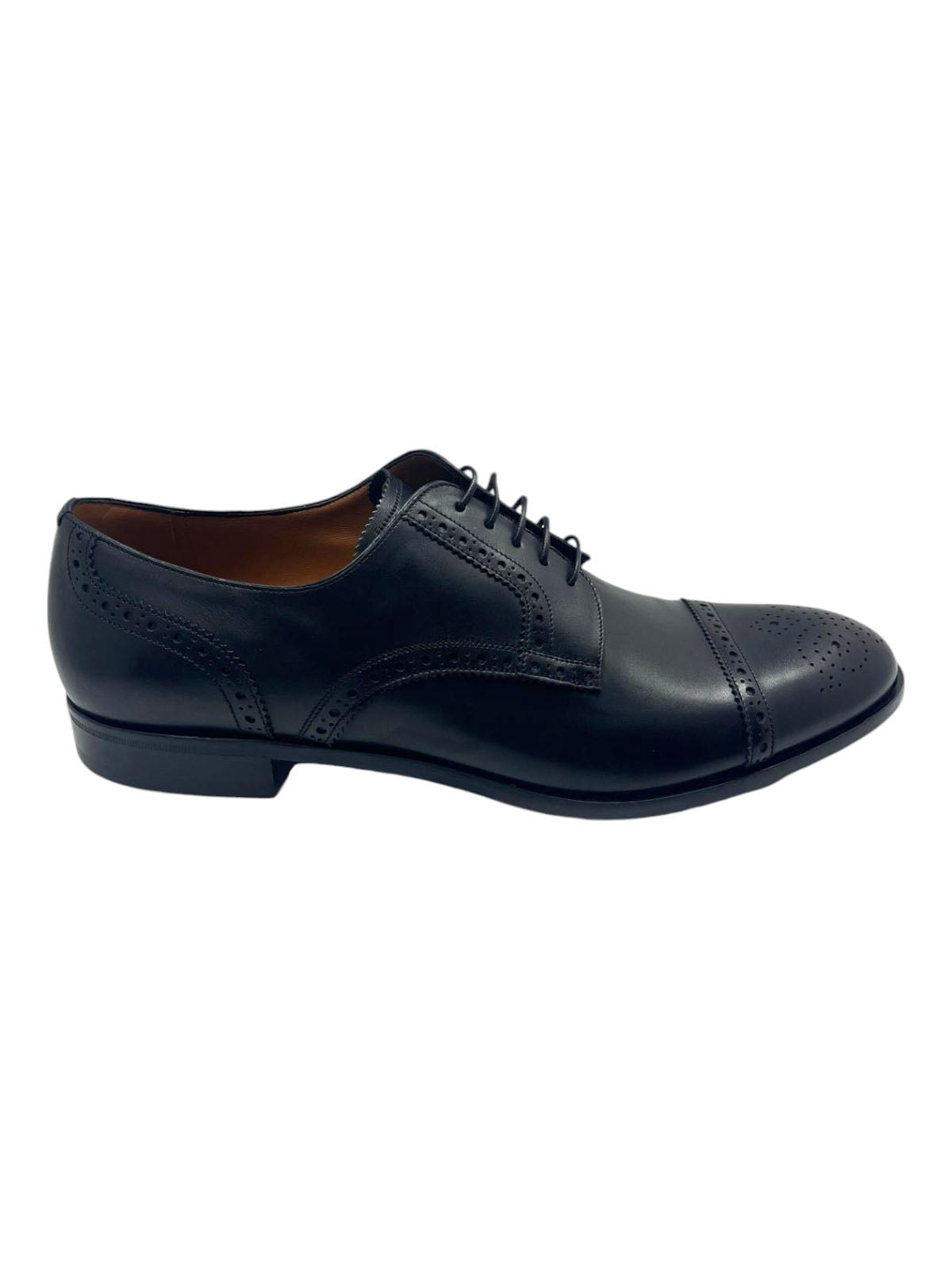 Bally Brooking 6301284 Мужские черные оксфордские туфли из телячьей кожи — фото 2