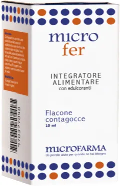 

Microfarma Microfer Добавка с фолиевой кислотой 15 мл
