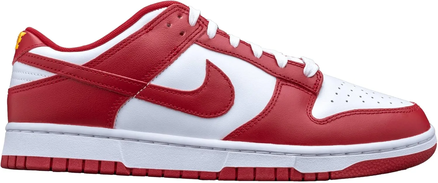 Мужские кроссовки Nike SB Dunk Low, белый/красный