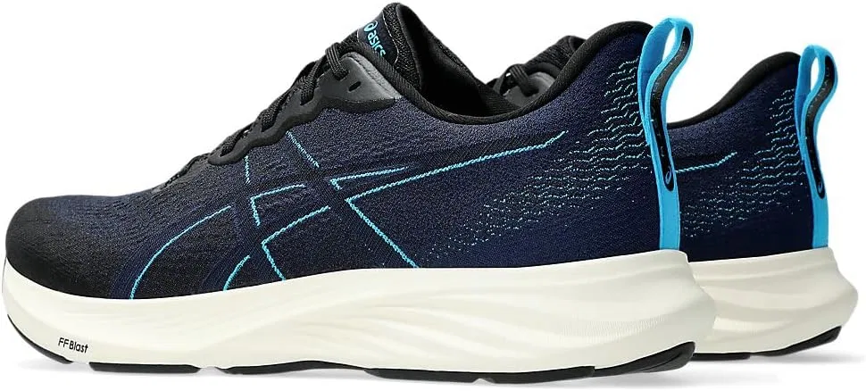 Мужские беговые кроссовки ASICS DYNABLAST 4, Black Blue Expanse — фото 3