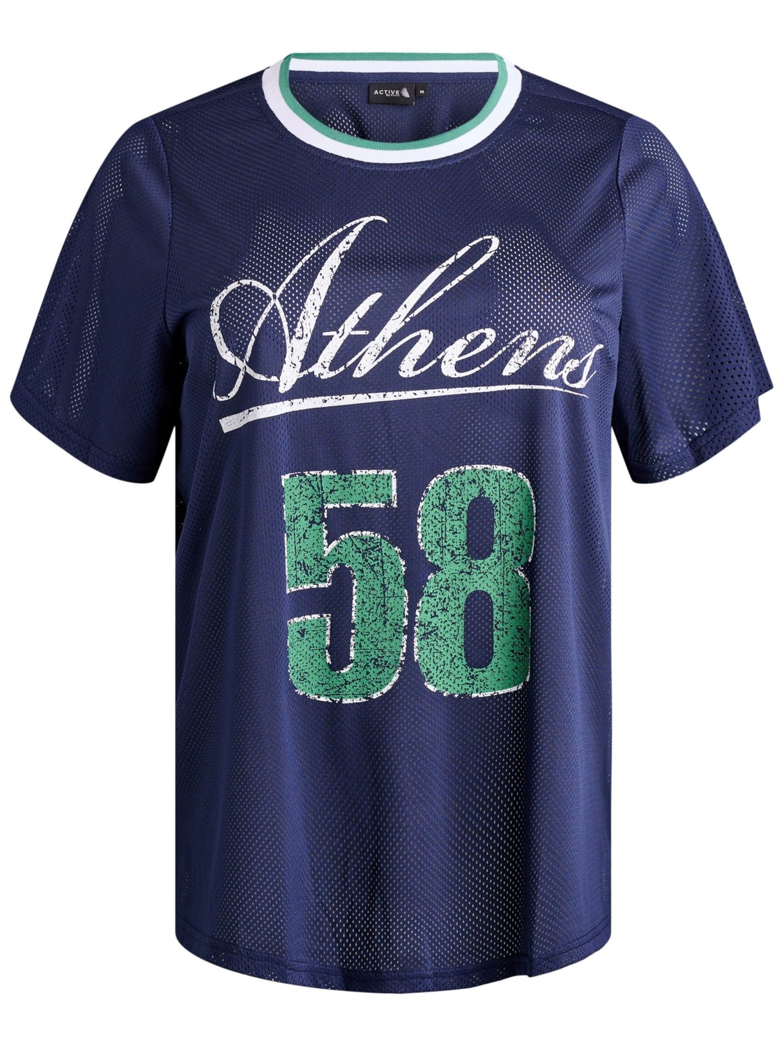 

Active by Zizzi Футболка для тренировок 'Tani' в темно-синем цвете