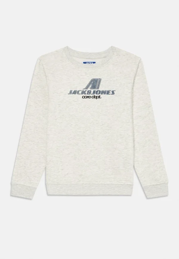 Толстовка с круглым вырезом и принтом jcotier Jack & Jones Junior, White Melange