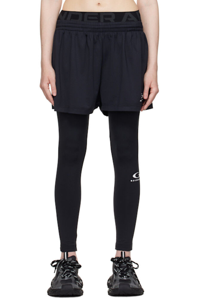 

Черные шорты для бега Under Armour Edition Balenciaga