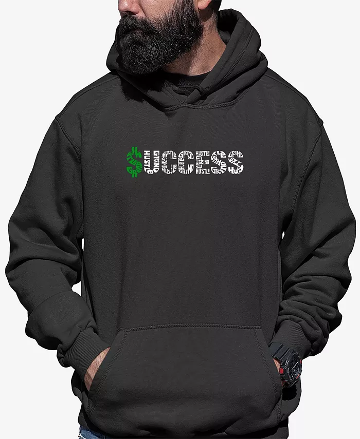 

Мужская худи с принтом "Success" LA Pop Art, серый