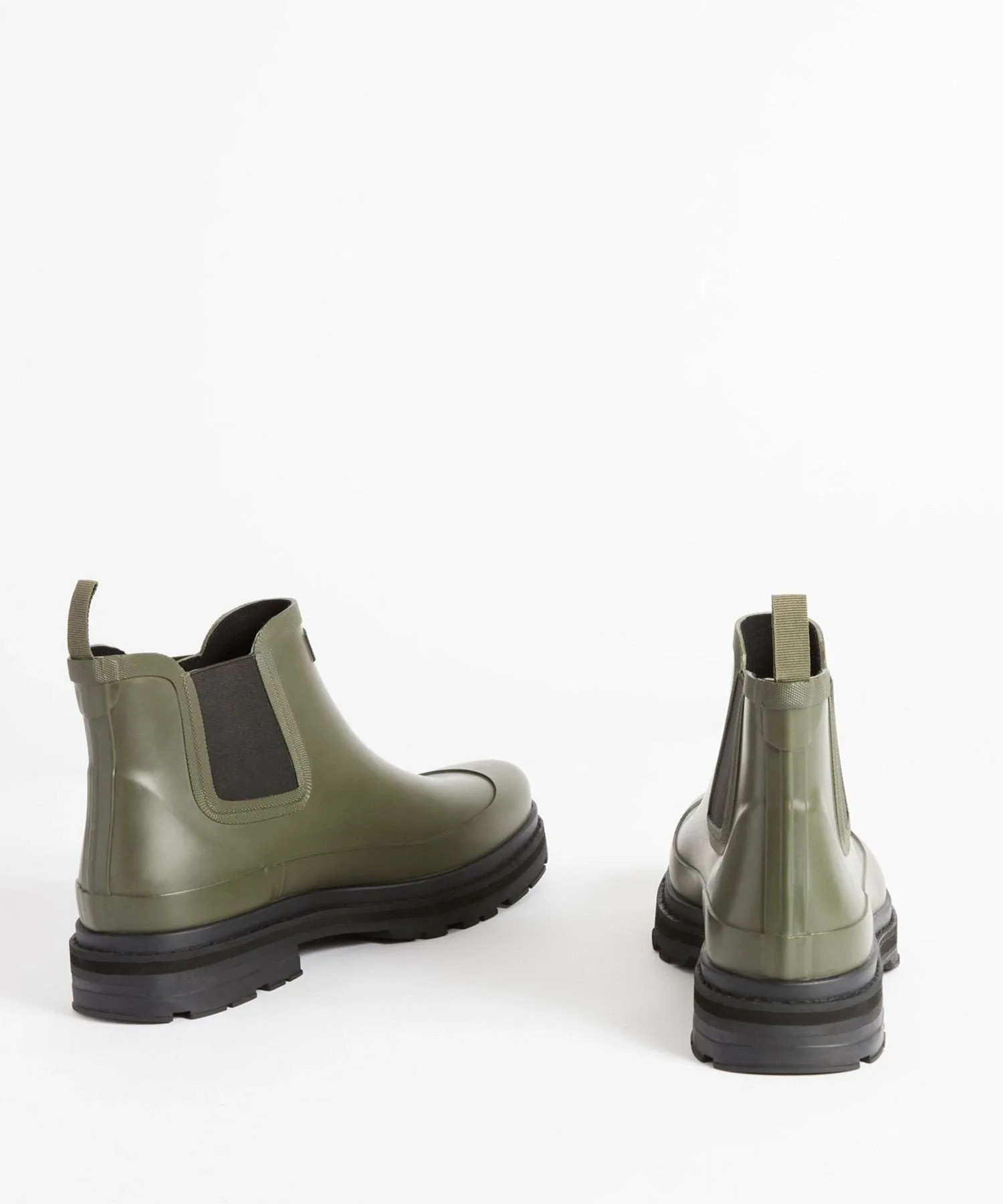 Водонепроницаемые резиновые сапоги Soft Rain M2 с толстой подошвой / сапоги челси Aigle, Moss green — фото 3