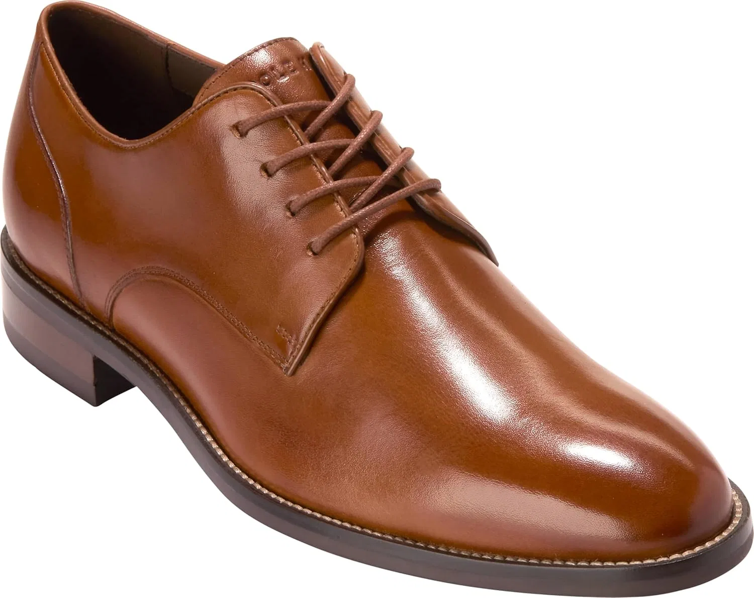 Мужские оксфорды Cole Haan Lenox Hill с гладким носком, British Tan Black Dark Natural — фото 4