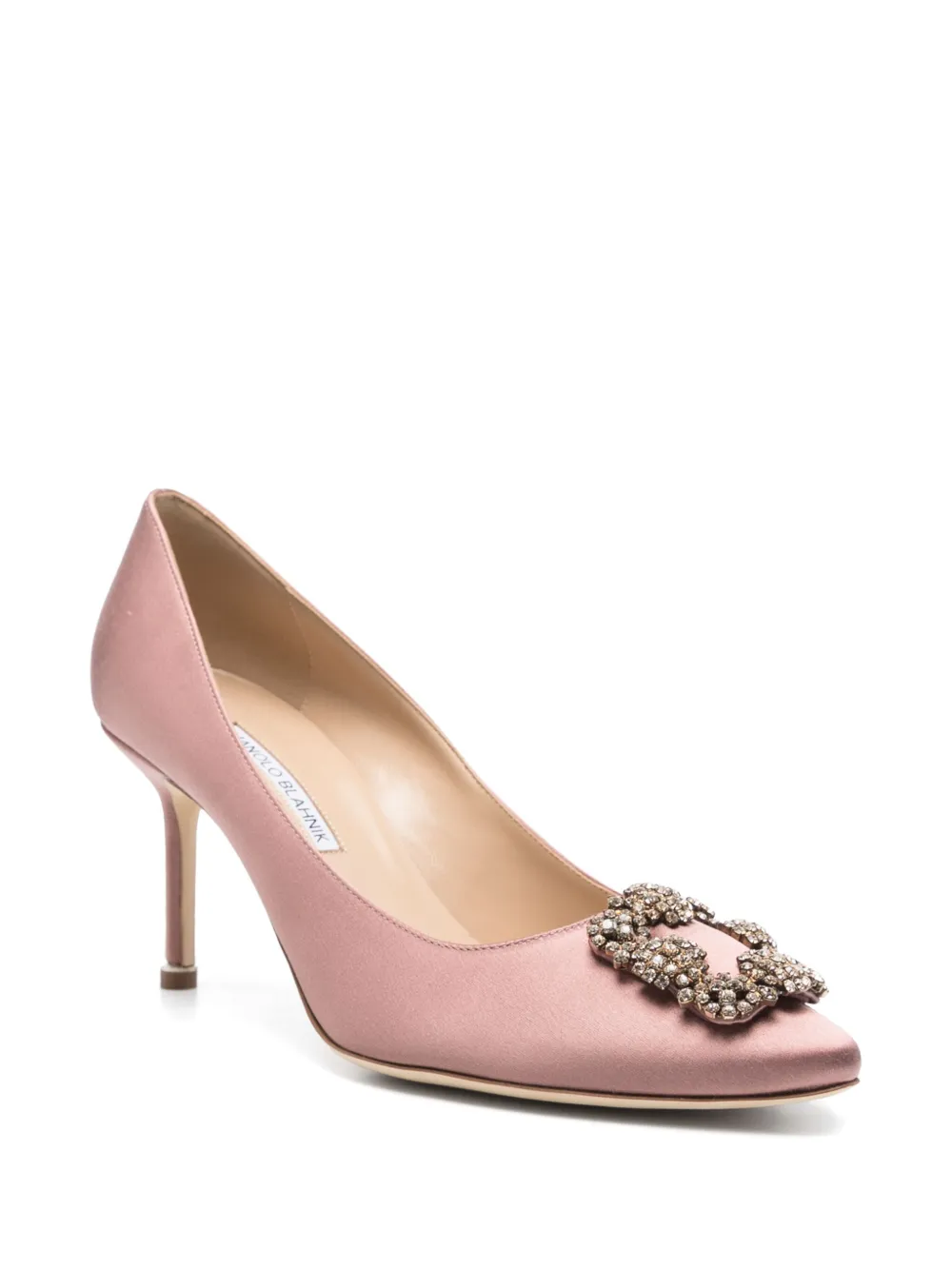 Туфли-лодочки Hangisi 70 Manolo Blahnik, розовый — фото 2