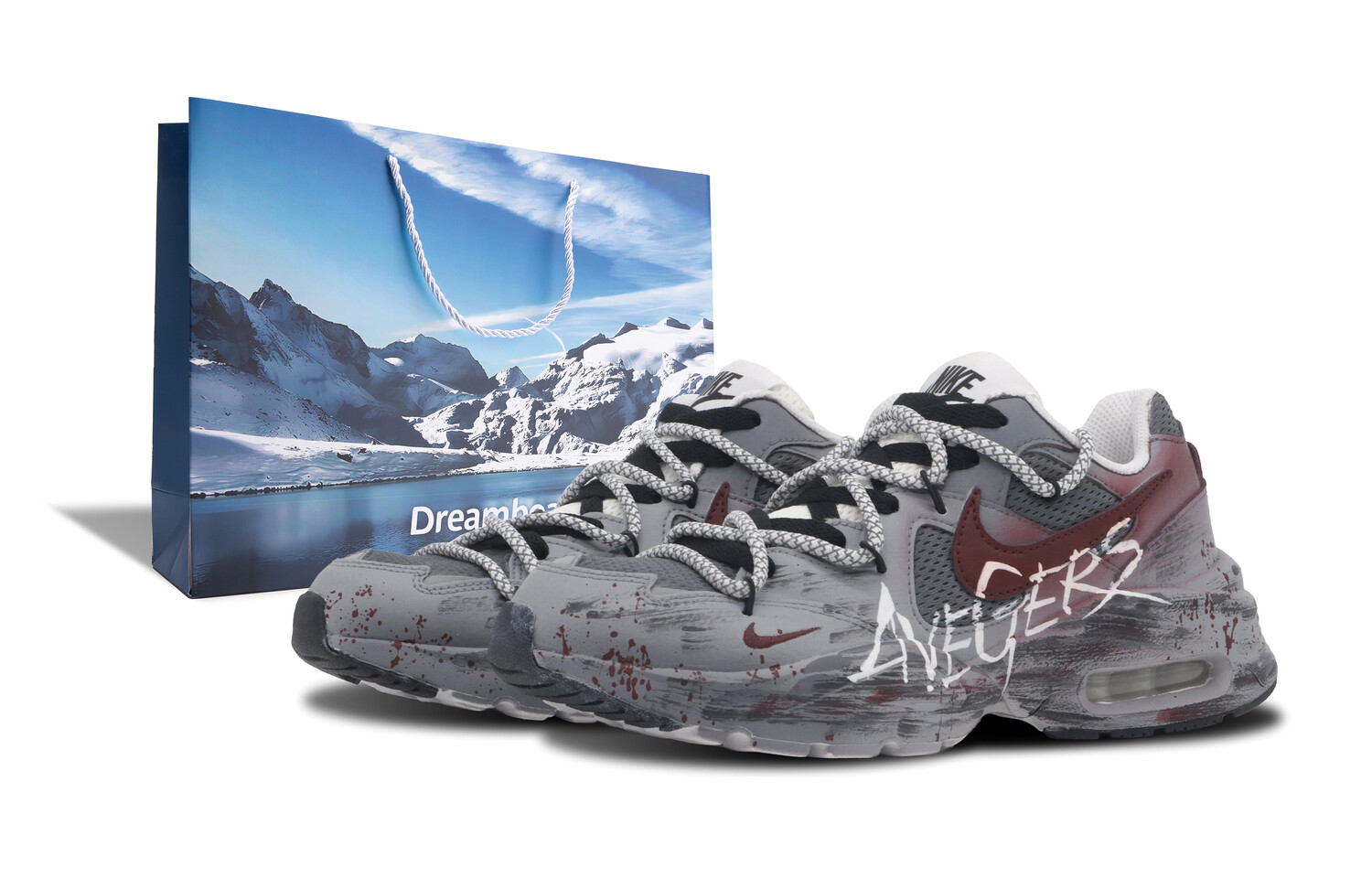 

Кроссовки Air Max Fusion женские с низким верхом, красный Nike