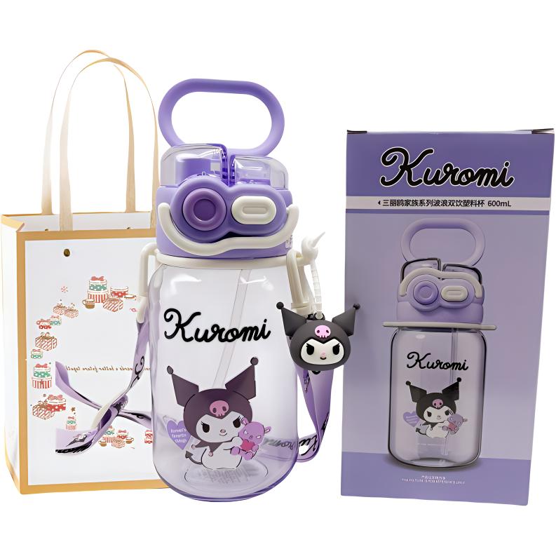 Пластиковая кружка с соломинкой 600 мл Sanrio — фото 2
