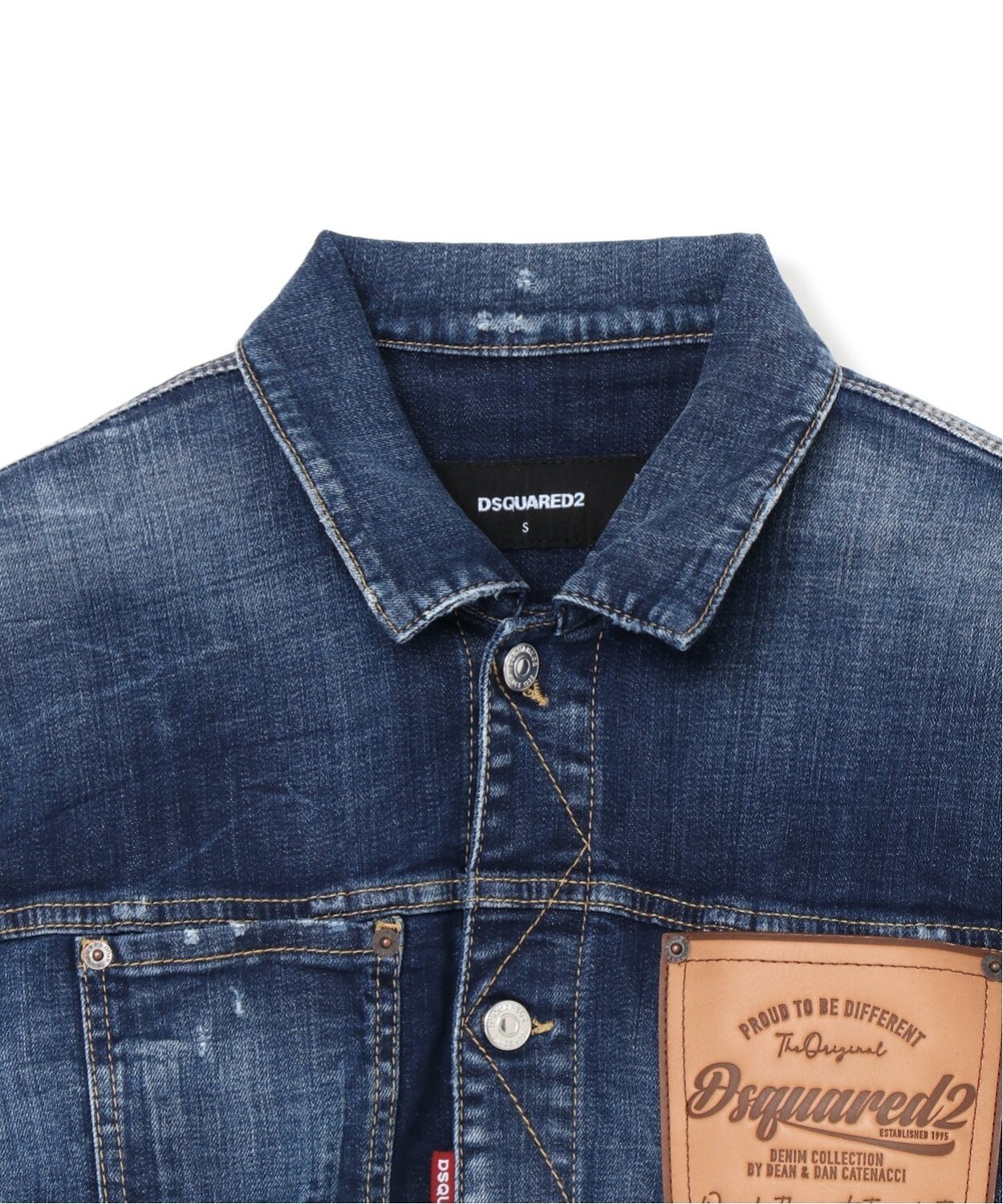 Куртка Поверх джинсовой куртки Dsquared2, Navy blue — фото 3