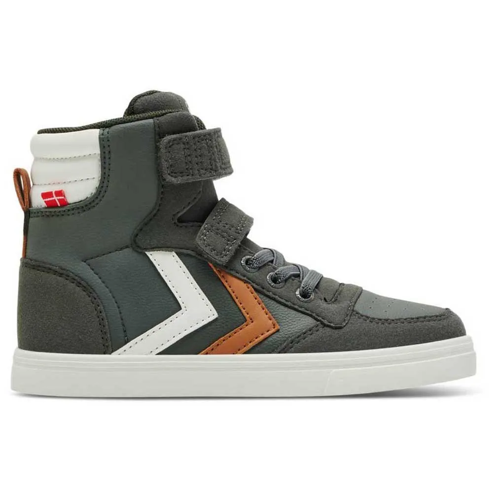 

Кроссовки Hummel Slimmer Stadil Leather High, коричневый