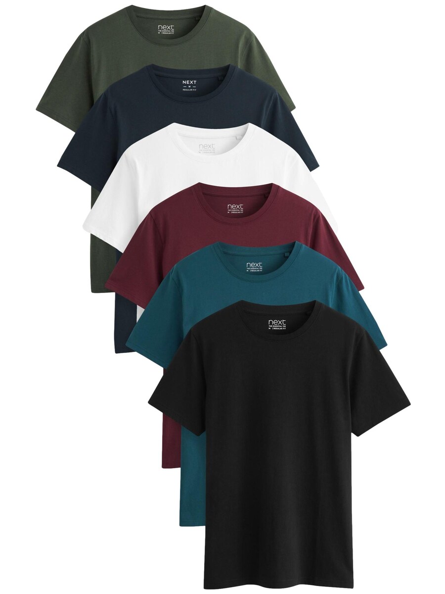 

Рубашка Next, цвет marine blue/Dark green/Wine red/Black/White