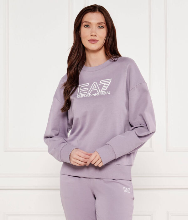 

Свитер Loose fit Ea7, лавандовый