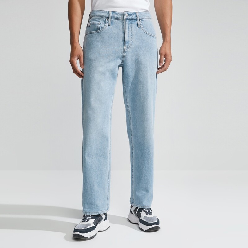 

Джинсы потертые мужские Calvin Klein Jeans в стиле ретро, светло-голубой