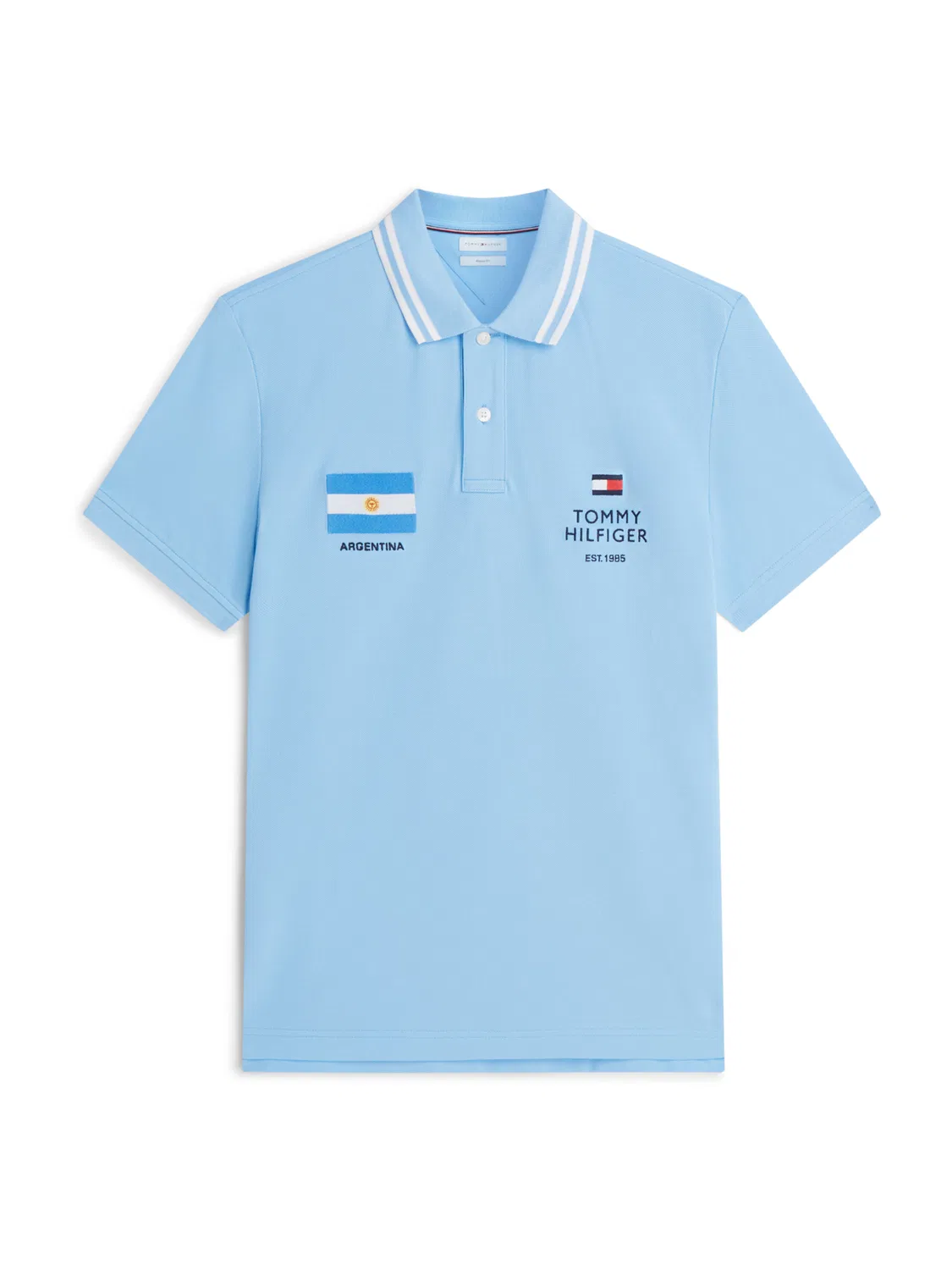 Рубашка 'STANDARD COUNTRY ARGEN' Tommy Hilfiger, Marine Blue/Azure/Light Blue