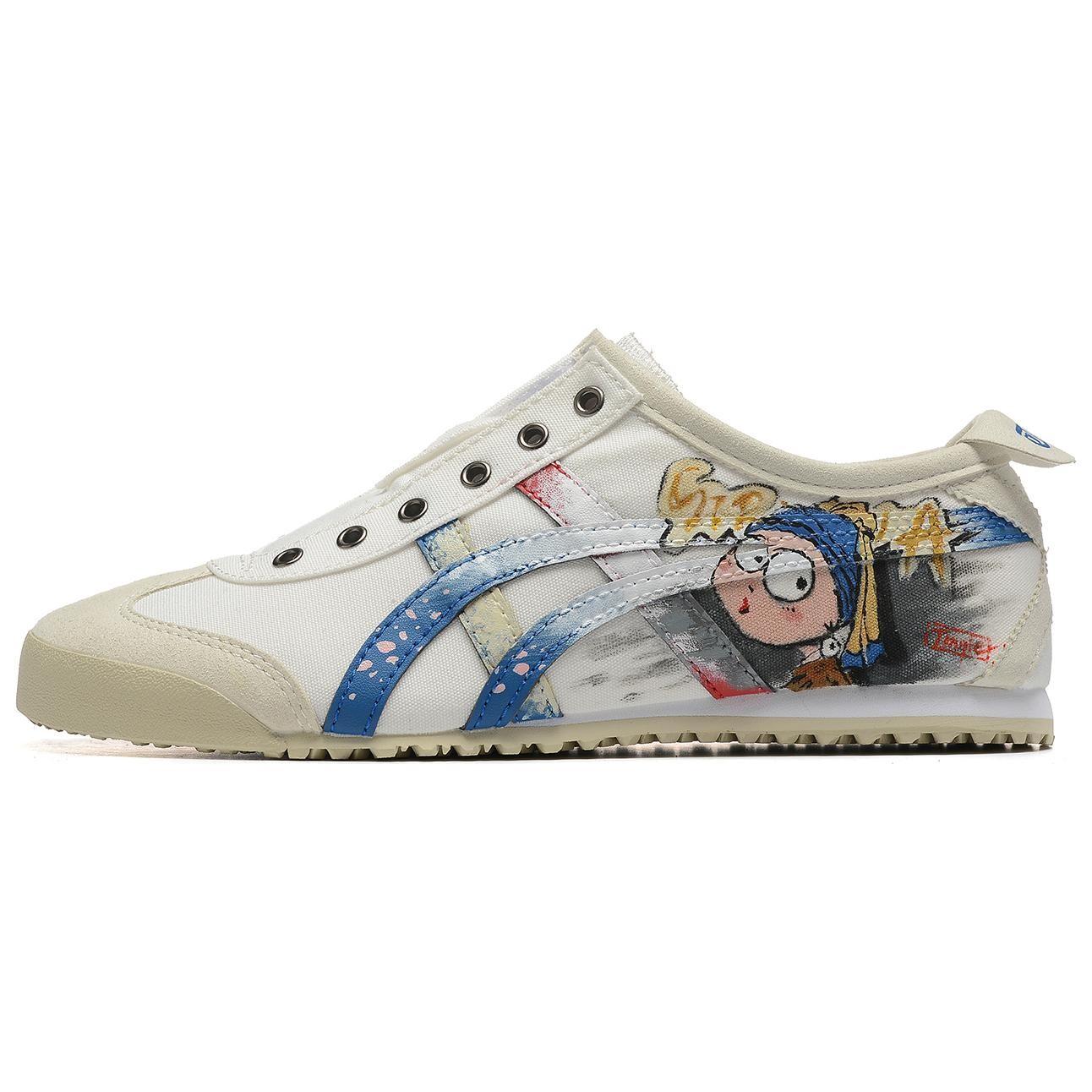 

Кроссовки Onitsuka Tiger MEXICO 66 Casual Shoes Unisex Low-Top White Blue Red, Белый, Кроссовки Onitsuka Tiger MEXICO 66 Casual Shoes Unisex Low-Top White Blue Red