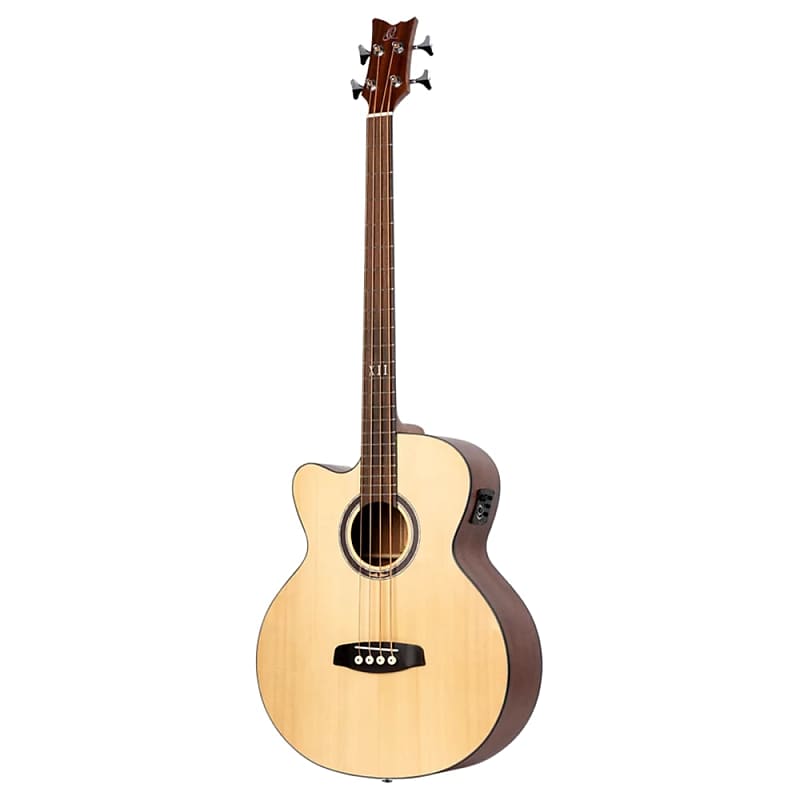 

Басс гитара Ortega Acoustic Bass Deep Series 5 4-String Medium Scale Bass Solid Spruce/ Sapele Natural - D538-4-L, Left-Handed