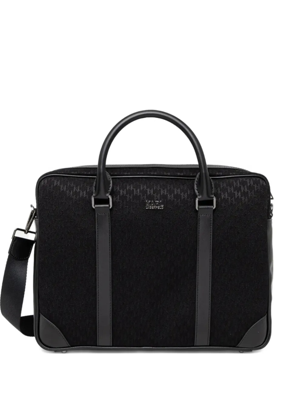

Karl Lagerfeld портфель с тисненой подкладкой, черный
