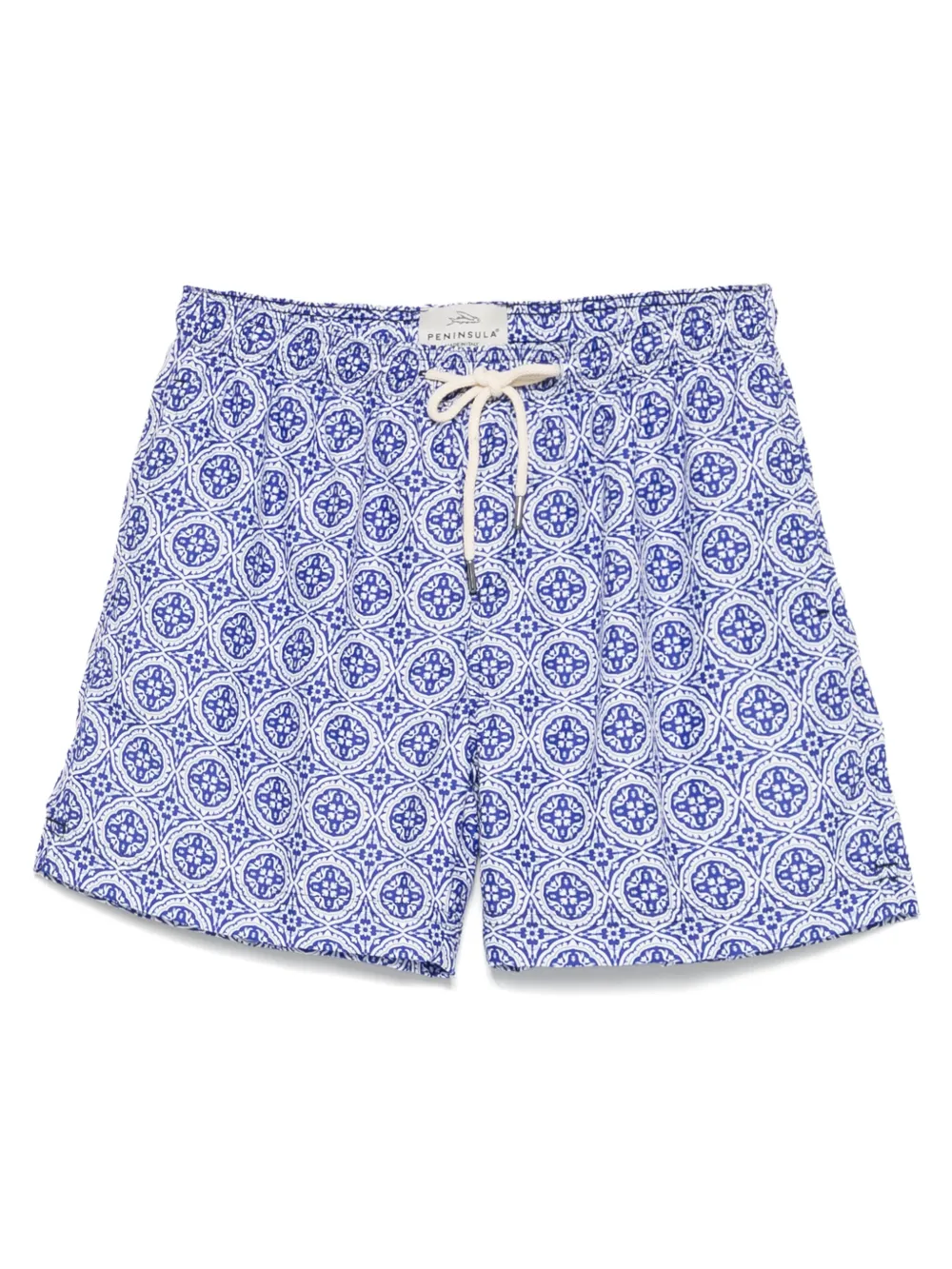 

Шорты с графическим принтом PENINSULA SWIMWEAR, синий