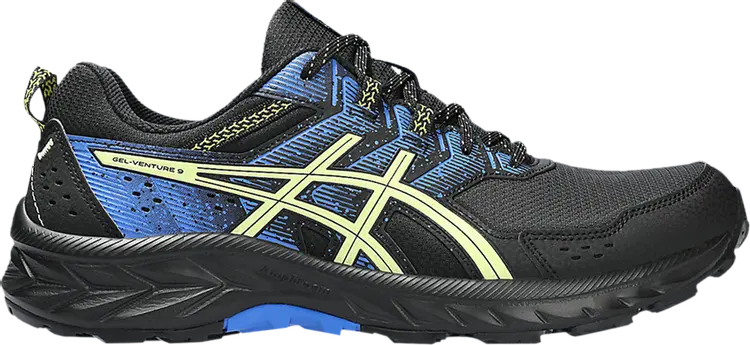 

Кроссовки Gel Venture 9 Extra Wide 'Black Glow Yellow', черный