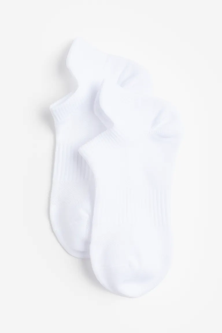 

Комплект из 5 спортивных носков drymove H&M, белый