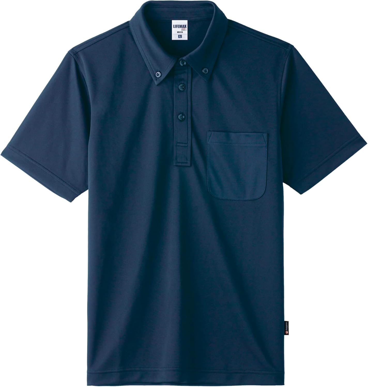 

Рубашка-поло LIFEMAX 4,3 унции, на пуговицах, с покрытием Polygiene, унисекс, для взрослых, фиолетовый