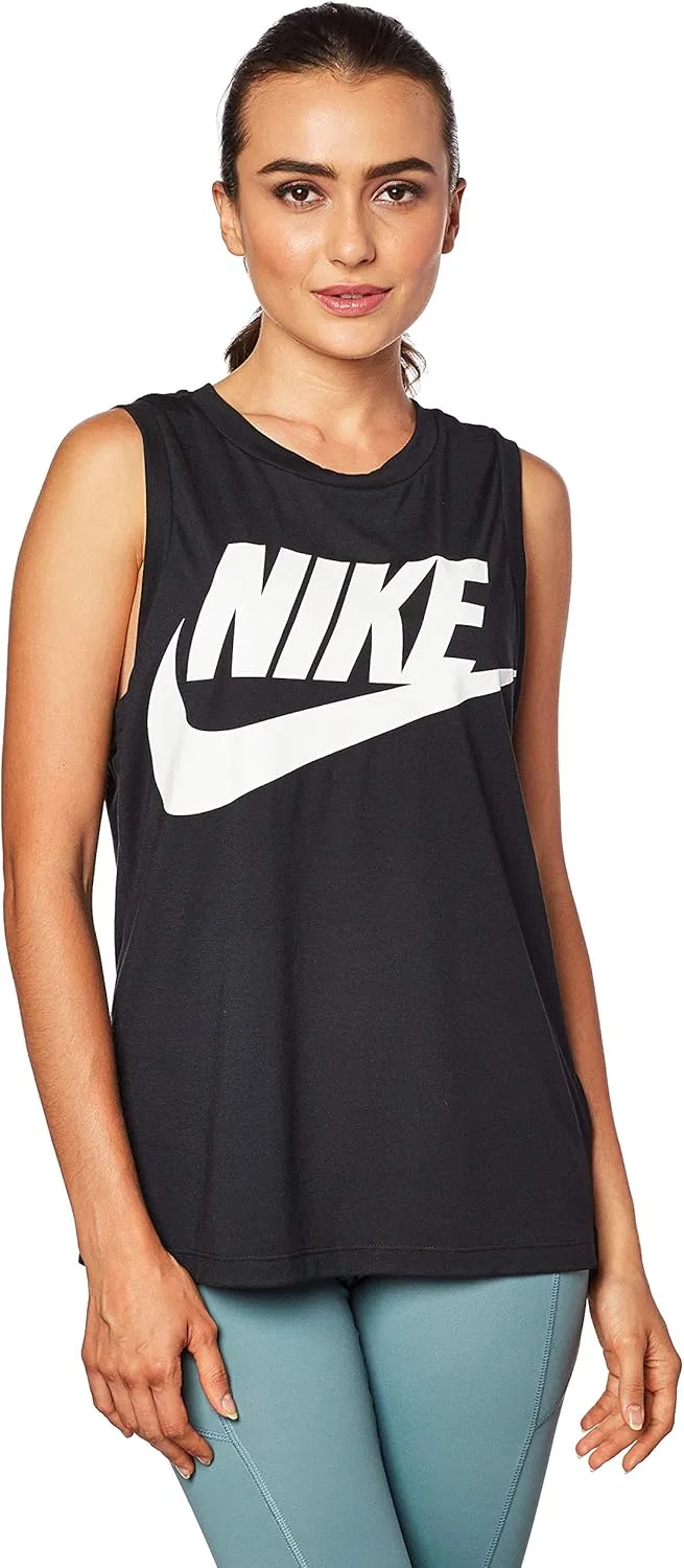 Футболка Nike Essential, женская, Black/White