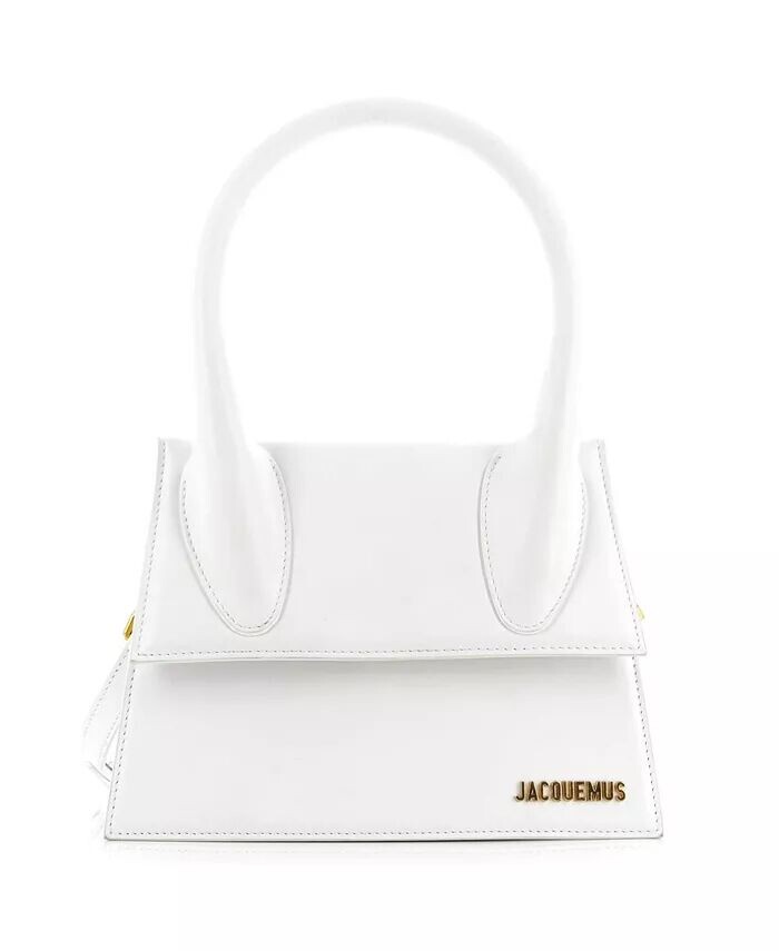 

Большая кожаная сумка Le Grand Chiquito Pre-Owned Jacquemus, белый