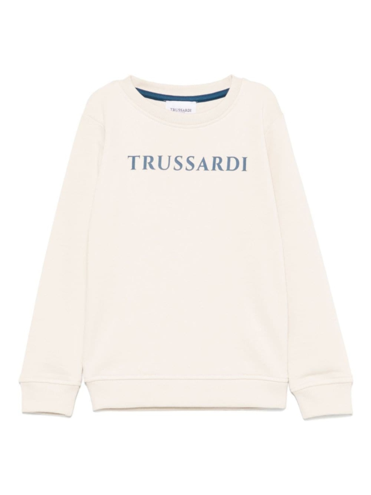 

TRUSSARDI JUNIOR толстовка с логотипом, нейтральный цвет