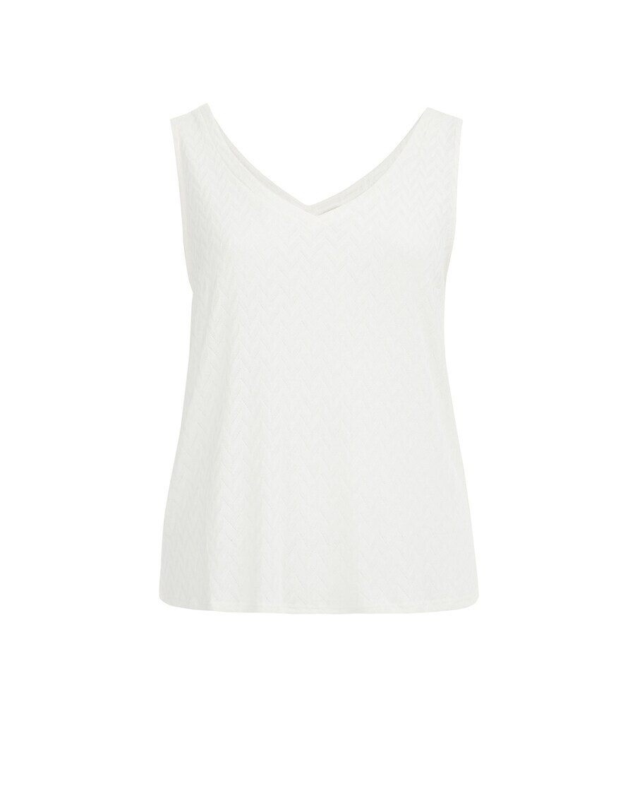 

Топ WE Fashion Knitted Top, белый