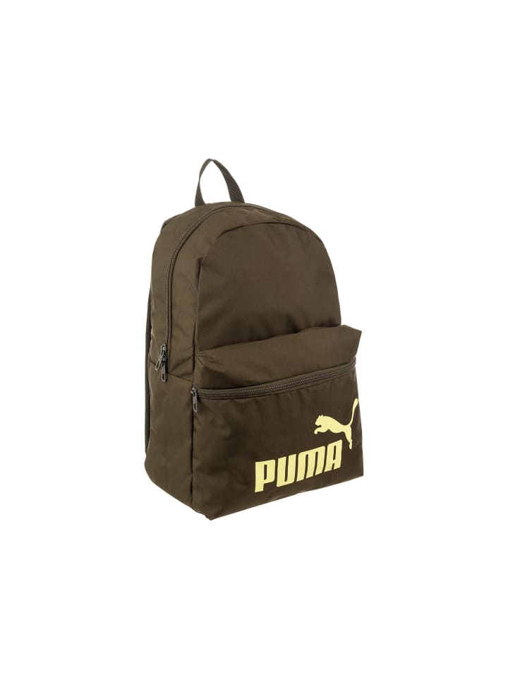 

Puma Рюкзак Phase Backpack объемом 22 литра, цвет темно-оливковый, золотистый, лунный