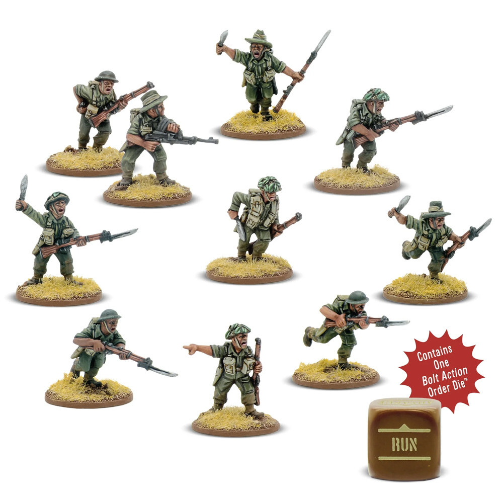 

Миниатюра Warlord Games Bolt Action: Gurkha Section (Far East)