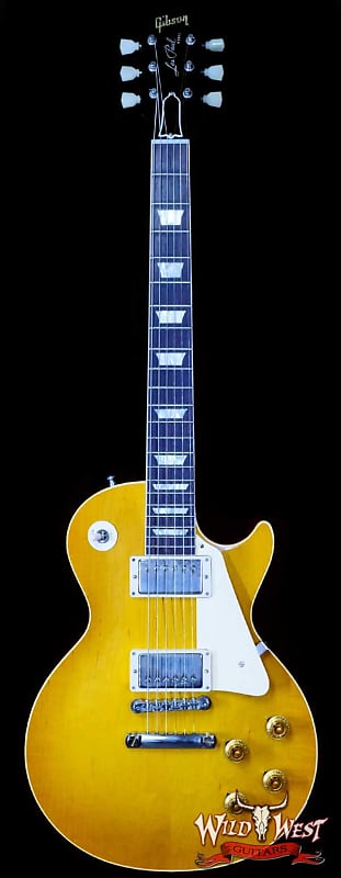 

Электрогитара Gibson Custom Shop 1958 Les Paul Standard Reissue Lemon Burst 8.50 LBS