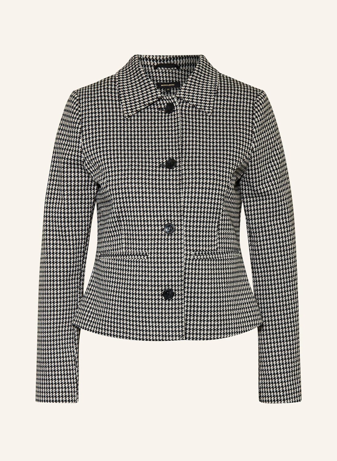 

Блейзер из джерси MORE & MORE, цвет BEIGE/SCHWARZ/WEISS