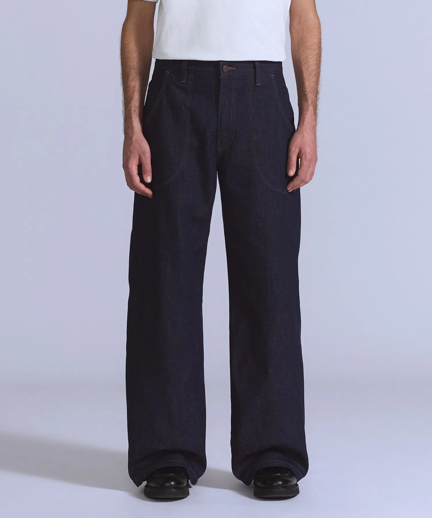Джинсы Levi's BLUETAB™ NAVAL FLARE, темно-синие.