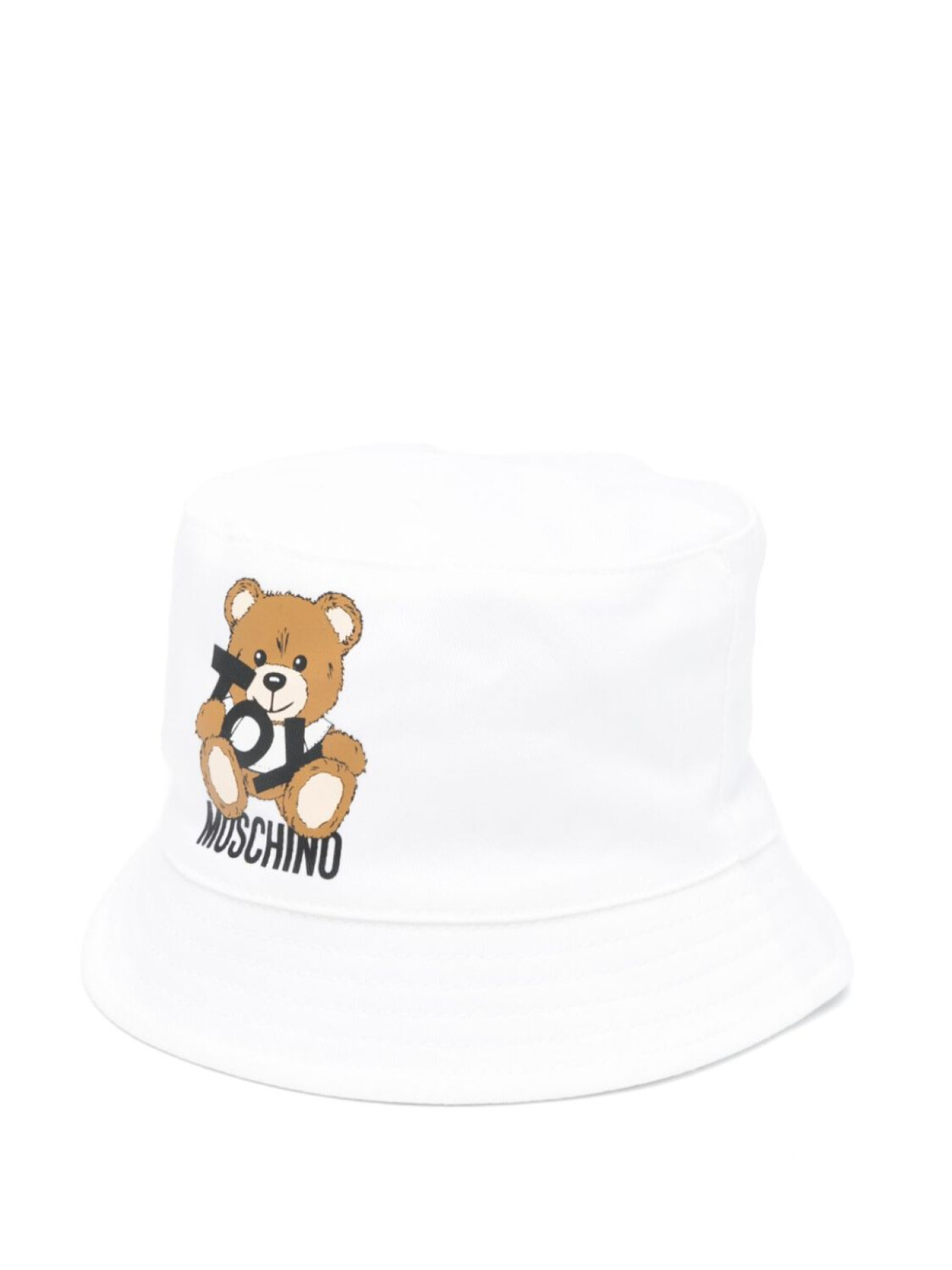 

Moschino Kids панама с принтом Teddy Bear, белый
