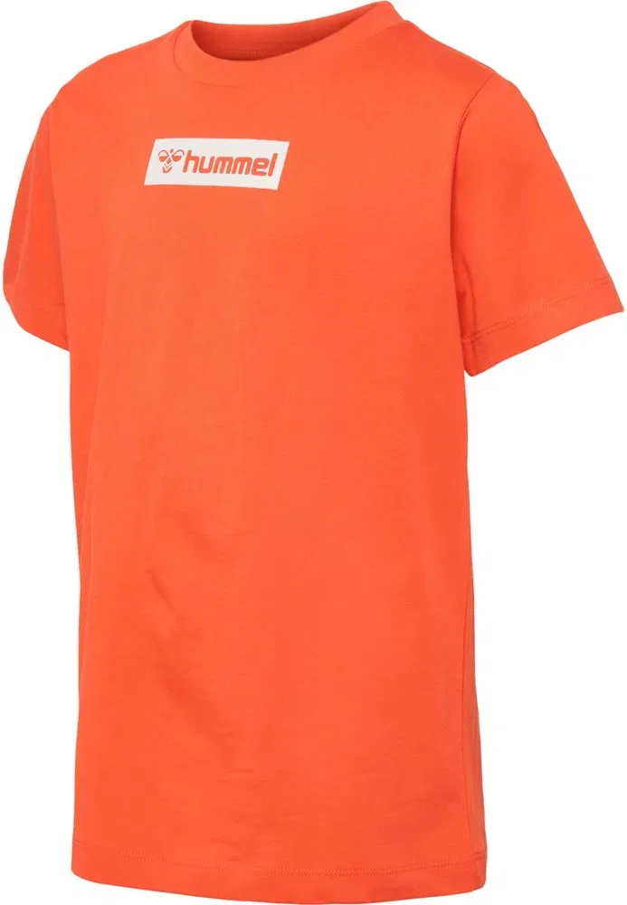 Футболка, хлопок Hummel, красный