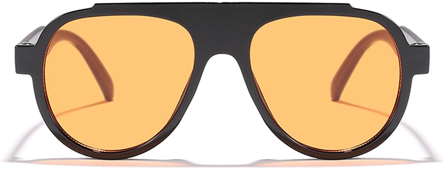 

Модные овальные солнцезащитные очки-пилот 2024 года для женщин и мужчин, ретро-очки в крупной оправе, трендовые очки с леопардовым принтом и защитой от УФ-излучения UV400 mincl, C3