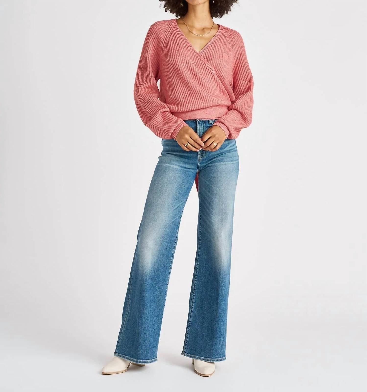 

Свитер-накидка Adele в цвете Winterberry Splendid, winterberry