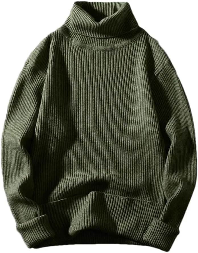 

Мужской классический ретро водолазка теплая облегающая повседневная