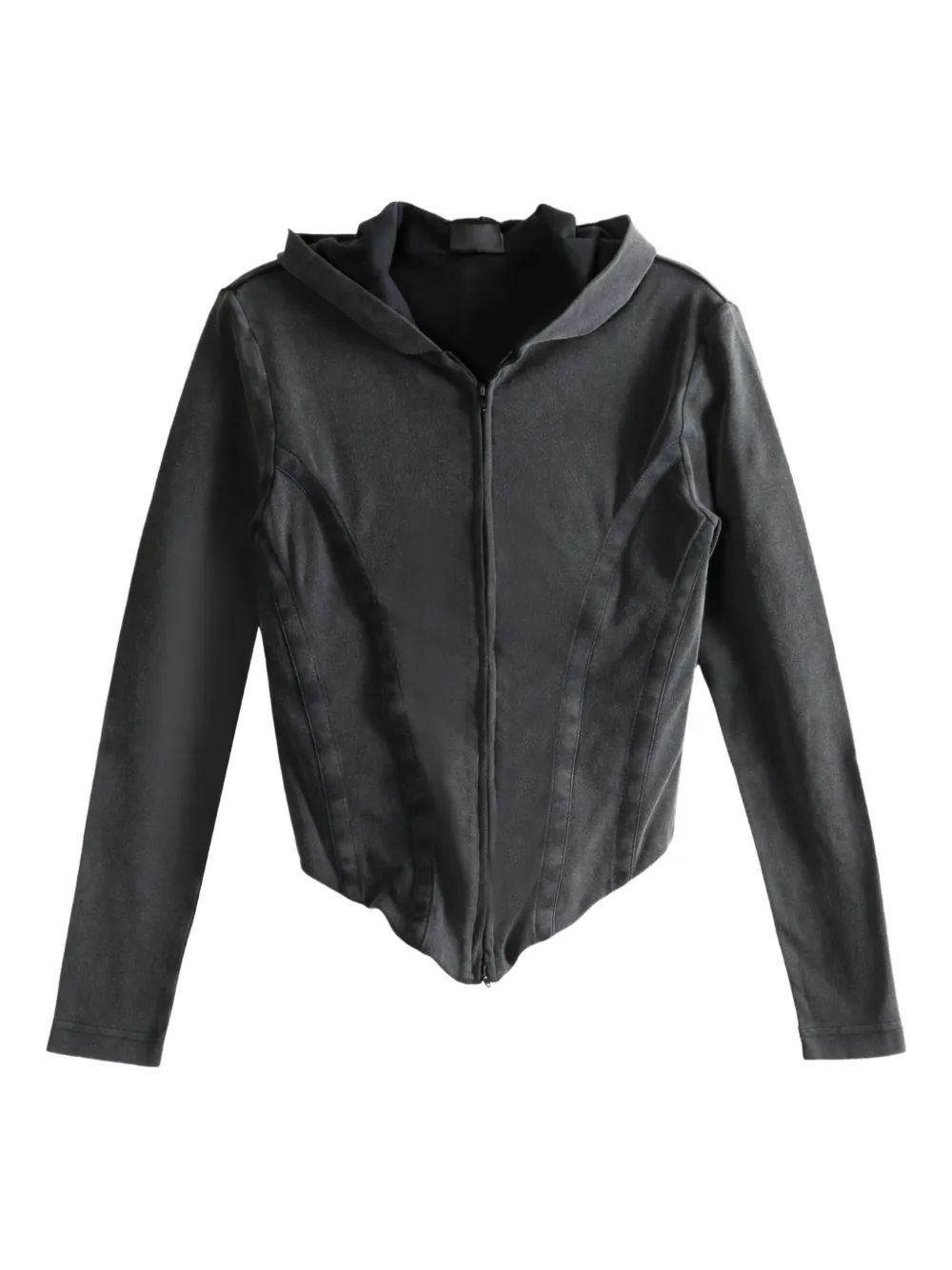 

Худи на молнии Balenciaga, серый