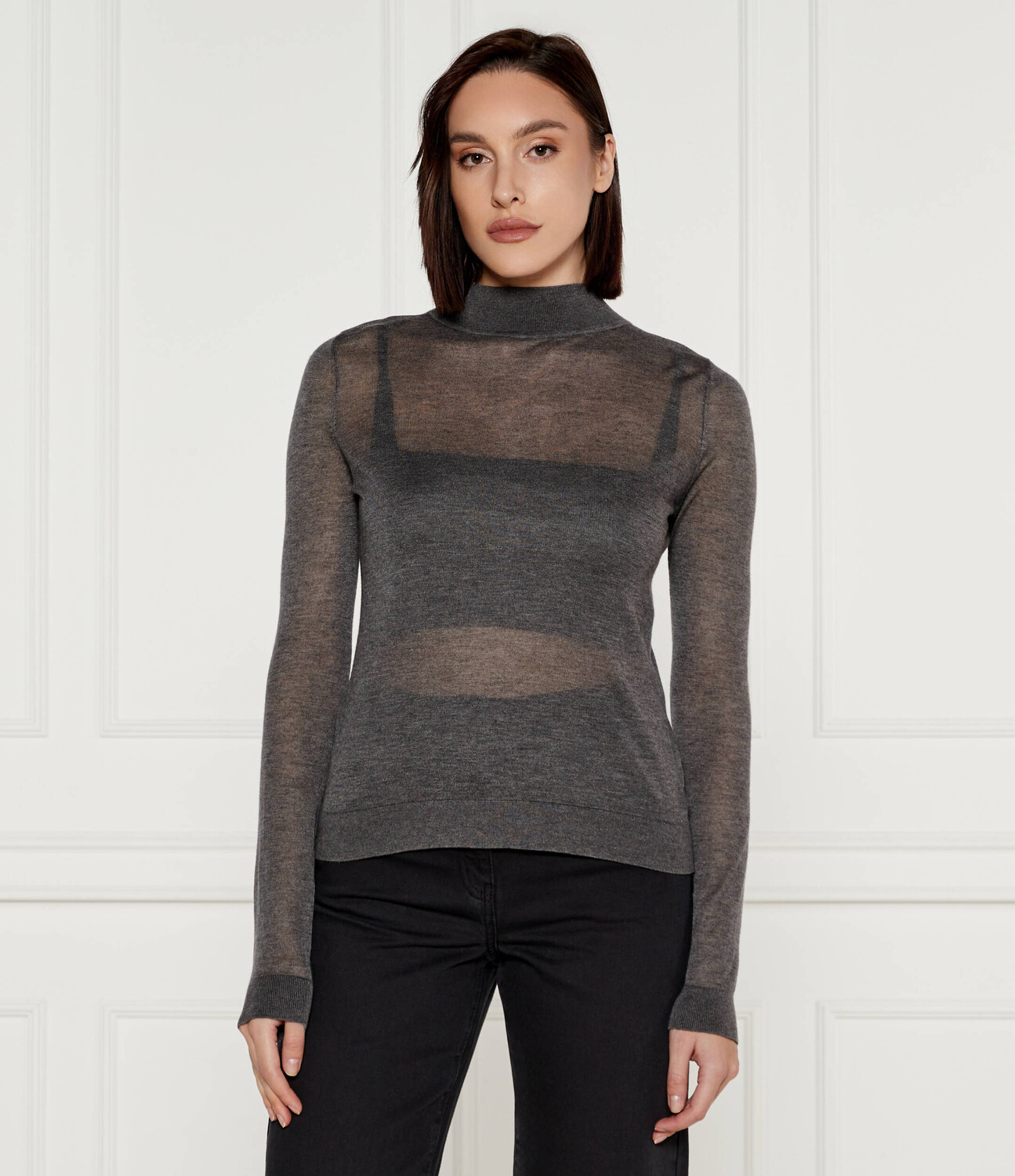 

Свитер Michael Kors Slim Fit, серый