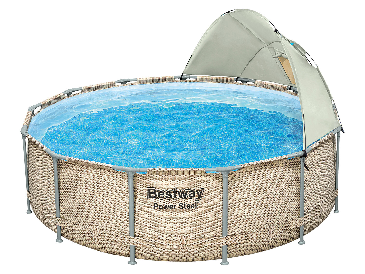 

Комплект каркасного бассейна Bestway с фильтр-насосом Ø 396 x 107 см