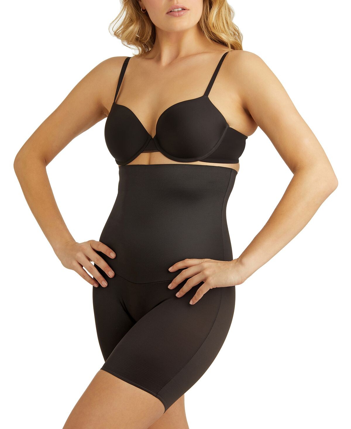 

Женское корректирующее белье Comfy Curves с завышенной талией до бедра 2519 Miraclesuit, черный