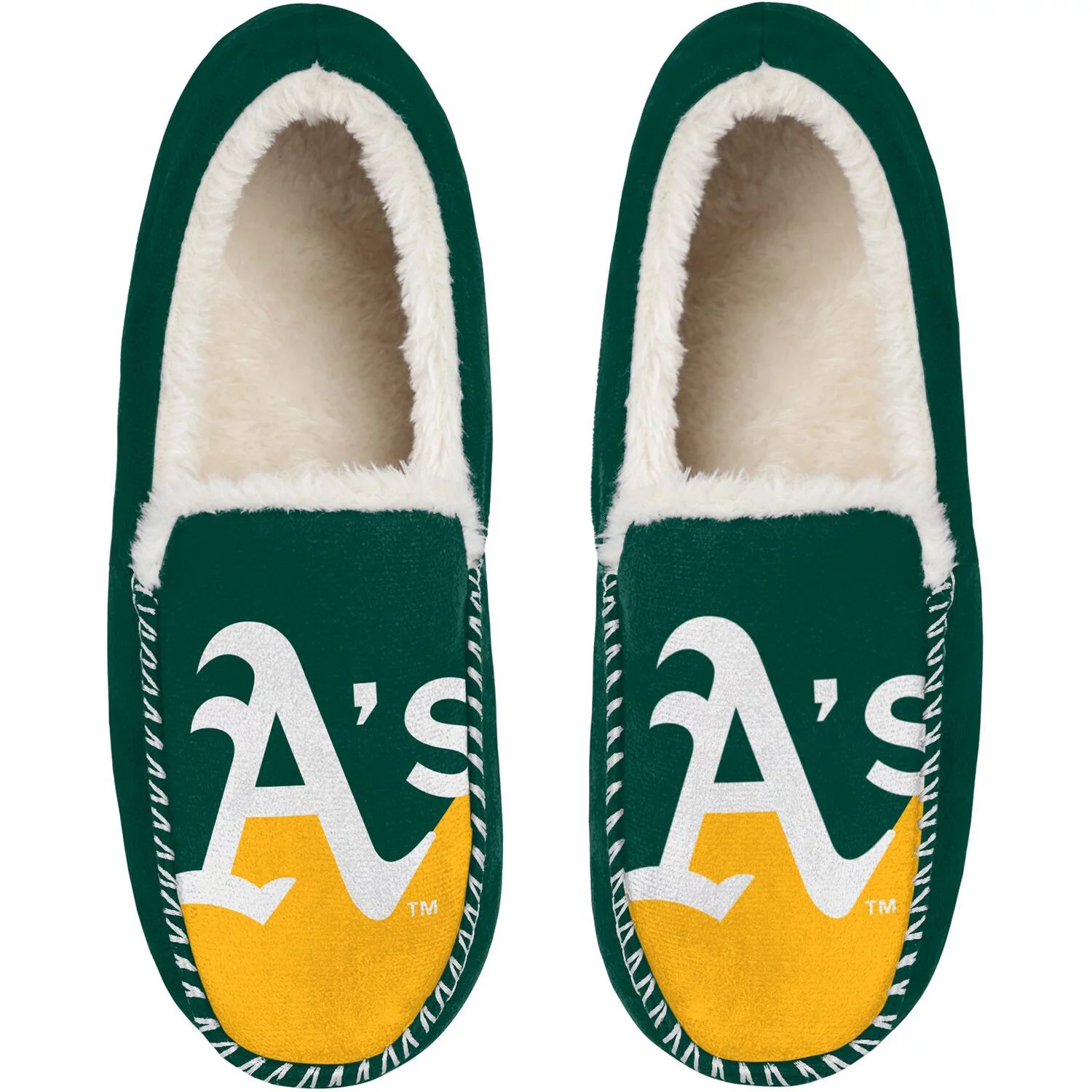 

Мужские мокасины с цветными блоками FOCO Oakland Athletics